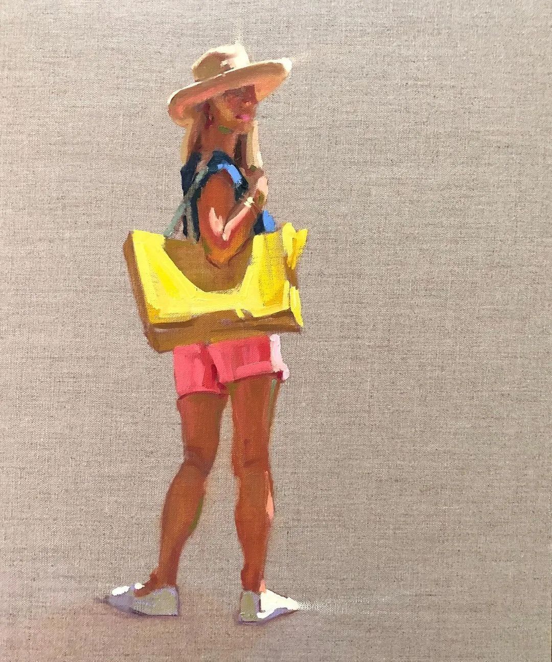 概括的笔触,光影和色彩具佳!