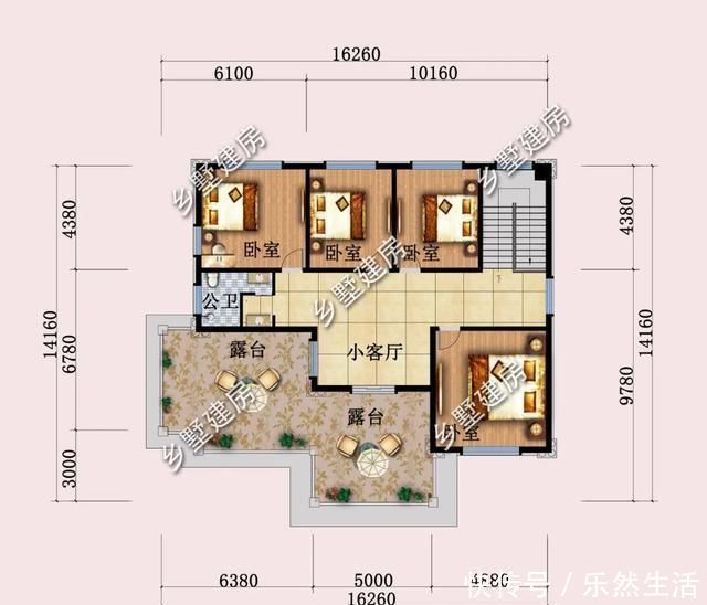 相邻|16X14米豪华四层别墅,设计格调满满,打造高品质农村生活