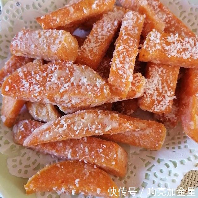 零食|椰蓉地瓜条,低脂又健康的小零食