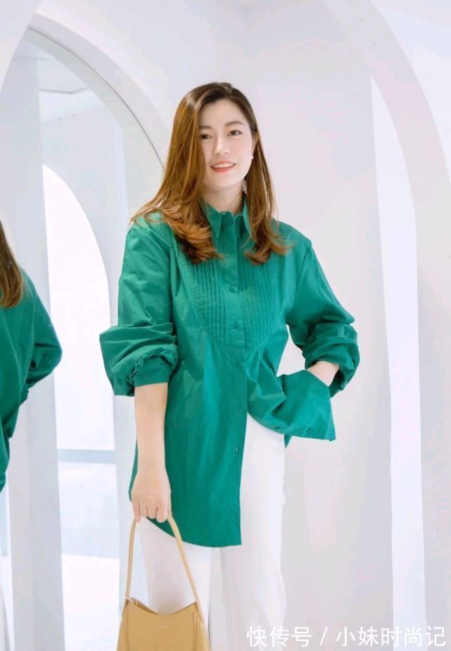 搭配|把简约的衬衫穿对了，不仅精致减龄，还会呈现优雅的气质