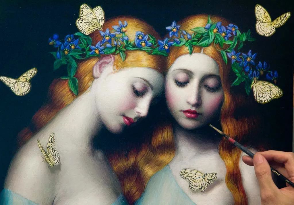 性感!太上头!她笔下的神秘唯美女子,比蜜桃还嫩!