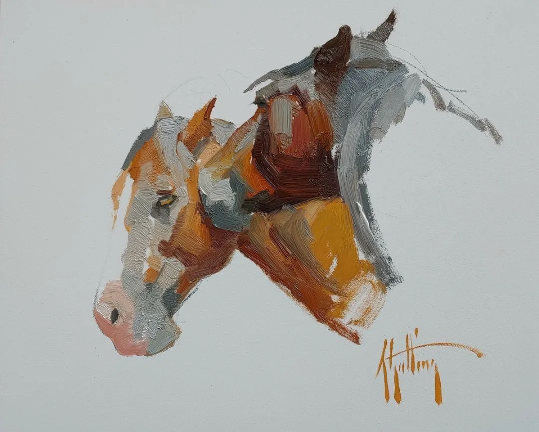 画家|美国90后美女画家,画马堪称一绝!