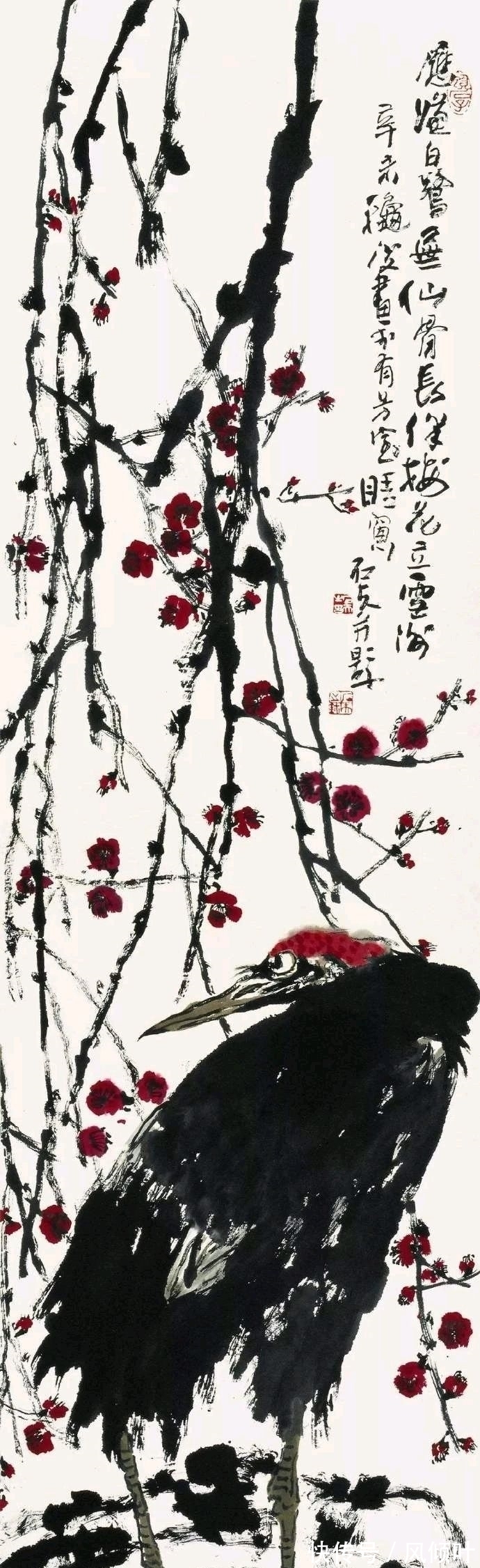 郭石夫$北京画院|郭石夫花鸟画,有书卷气的大写意