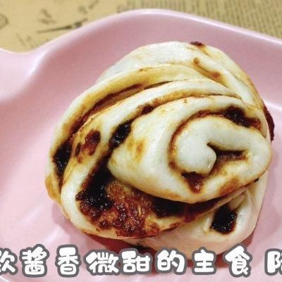 面团|#巨下饭的家常菜#麻酱红糖花卷