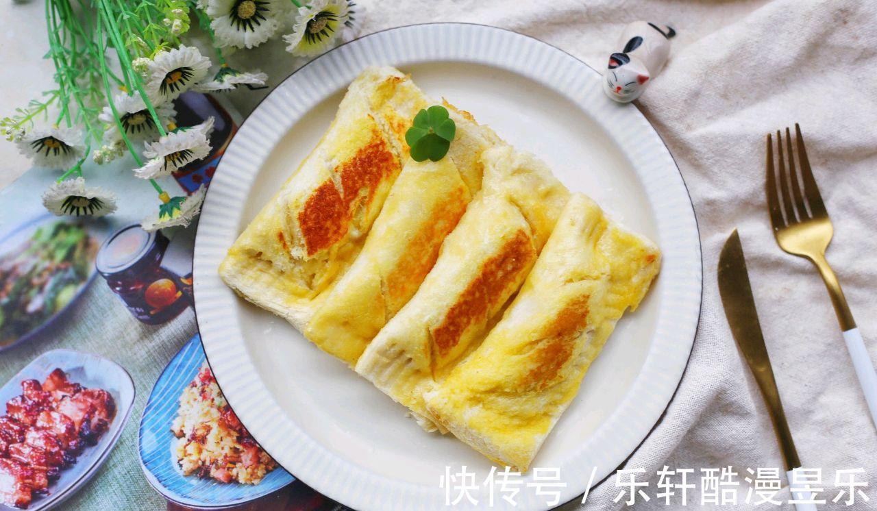 吐司|4片吐司,1个苹果,教你做好吃的苹果派,大人孩子吃不够