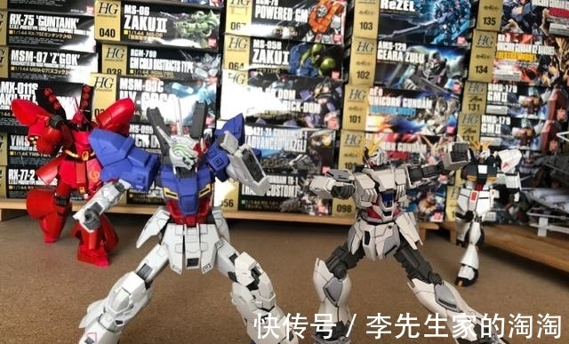 |高达模型搞笑小剧场,劝架上手的牛高达和沙扎比