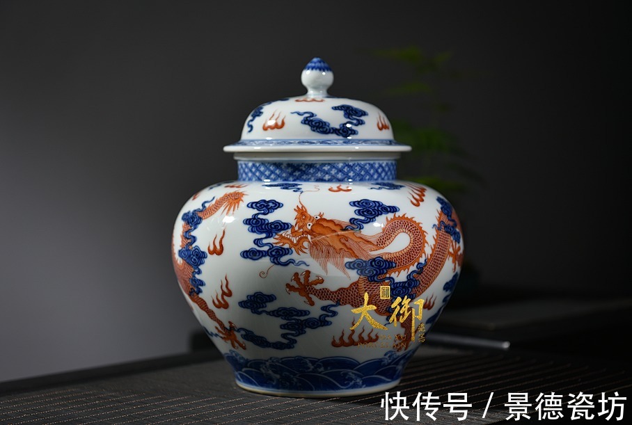 斗彩$大御瓷器涂杏花——瓷坛青花圣手,当代斗彩女将军,国瓷风韵传承不息!