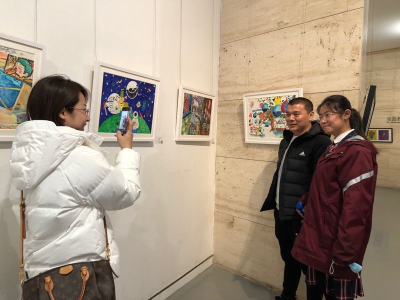  艺术|“以美堉美 向美而行”济南天山外国语学校师生艺术作品展开幕