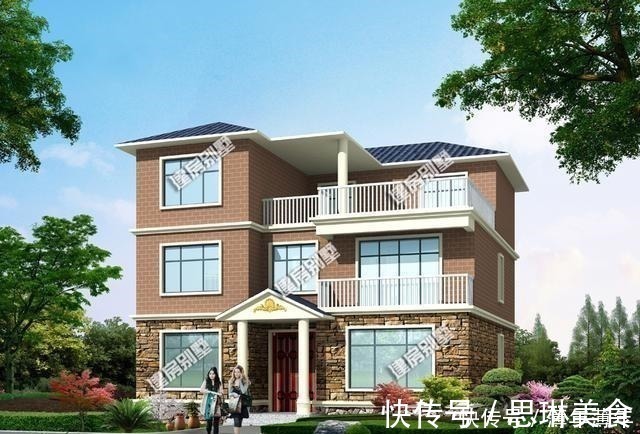 户型|2栋外形简单的别墅户型,看着很舒服,住着很惬意!