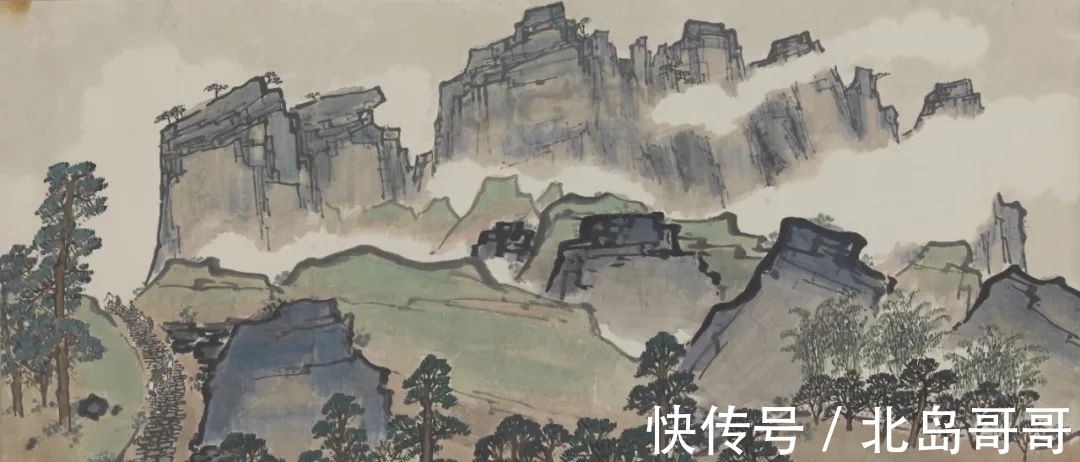 绘画@“中国美术馆‘典藏活化’系列展:只信仙都有此奇——陈树人绘画作品展”在中国美术馆