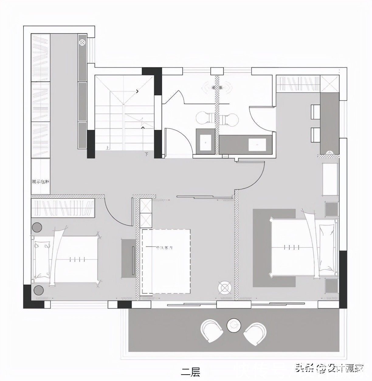 楼梯|200㎡现代风别墅,简约中体现出美感与质感,不愧是企业高管的家