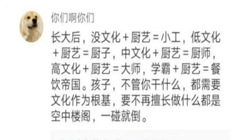 六年级男孩一心钻研厨艺，妈妈陷入迷茫，网友：有文化的才叫厨师