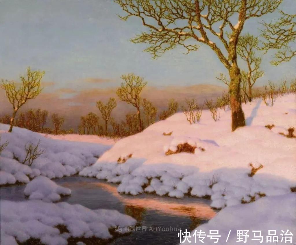 伦敦时报$这位俄罗斯画家，不愧为光与雪的大师！