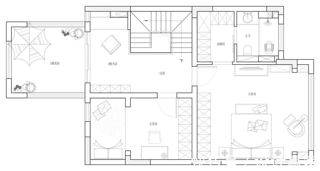 客厅|151㎡清新跃层，去风格化的美学设计，一见倾心