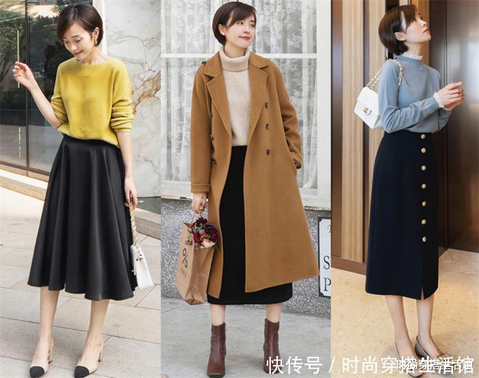 早春的半裙怎么穿?这位时尚博主轻熟风穿搭示范,温柔气质又好看
