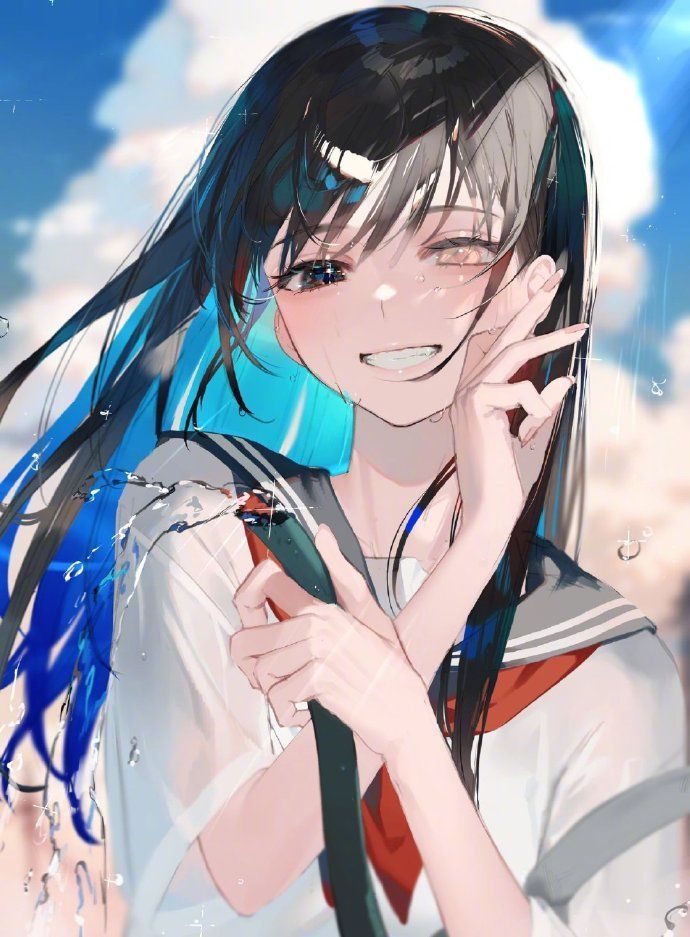 妹子|看了画师大佬笔下这些笑得超甜的妹子,感觉一整天都被治愈了