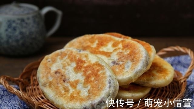 剂子|平底锅也能做的红豆馅酥饼，猪油黄油都不用，香甜美味酥掉一地渣