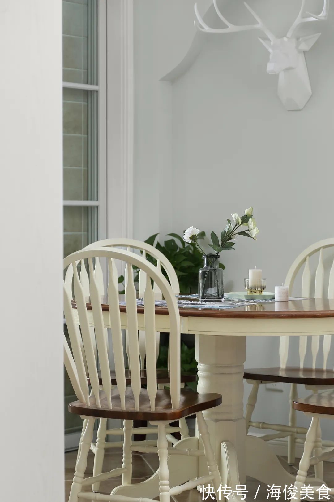 深木色|127㎡现代美式,安静优雅的空间,成熟+浪漫的布置,稳重舒适