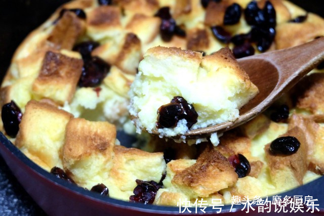 剩面包换个吃法,加两个鸡蛋半袋牛奶,变身美味甜品,孩子更喜欢