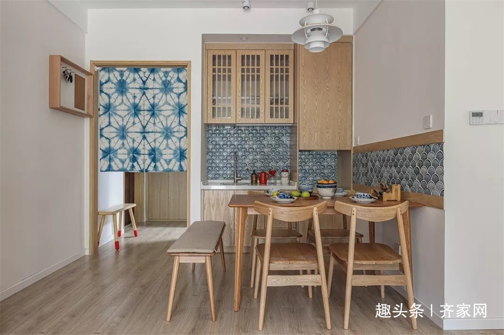 106平三房日式，用纯原木和布艺打造“小春日和”温馨家！