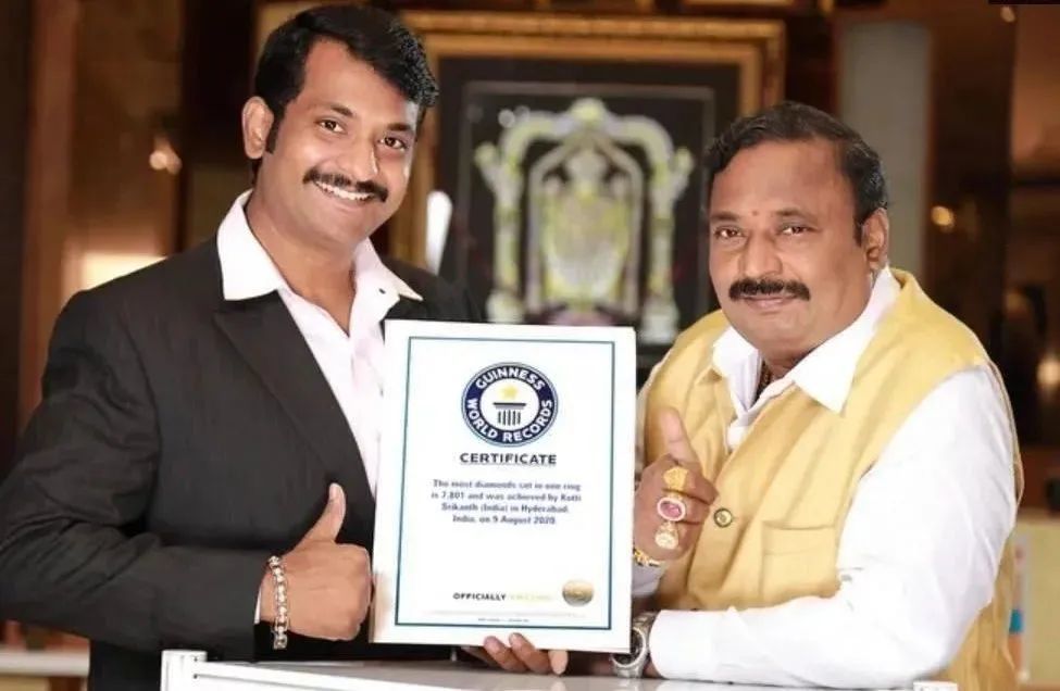 3d打印技术|创吉尼斯世界纪录!利用3D打印制造镶嵌7801颗钻石的戒指