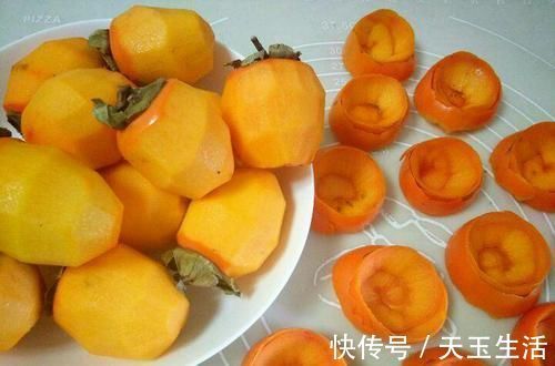 晒柿饼,别直接拿去晒!再加2步,七天就能吃,软糯清甜好吃不腻