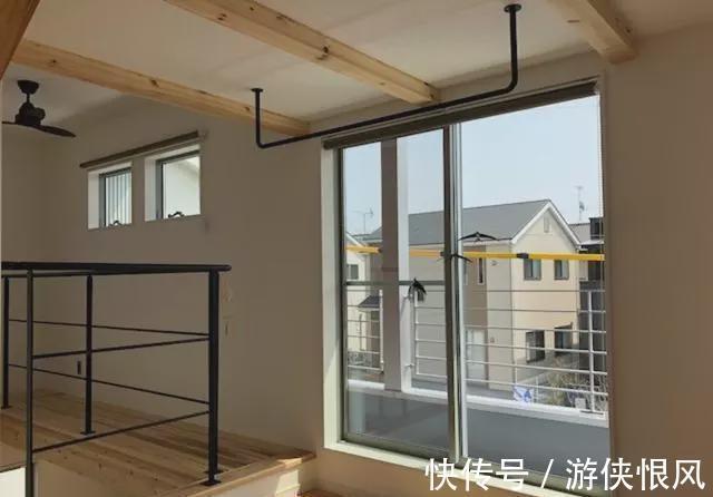 晾衣绳|不对比不知道,原来日本人都把楼梯走廊改成阳台,实用性这么多!