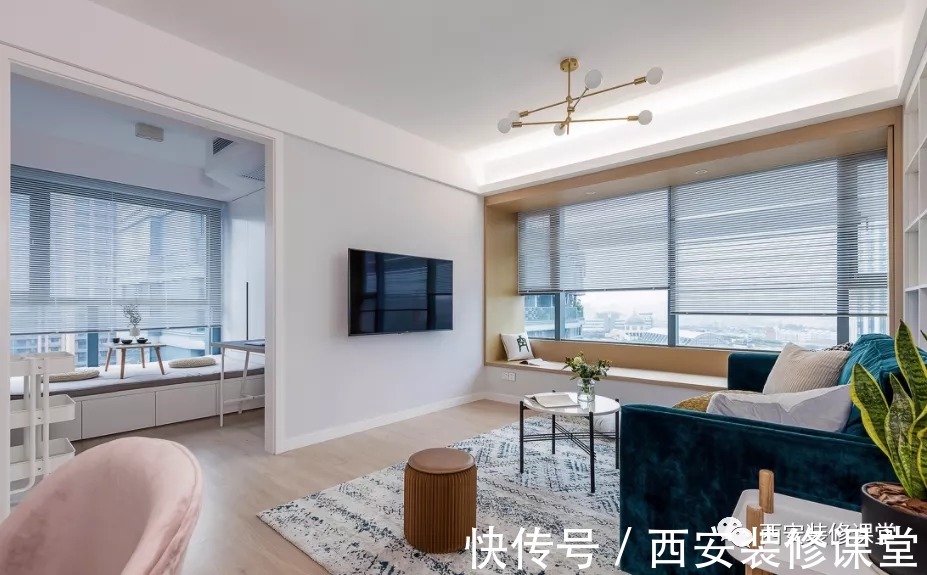 书房|电视墙砸墙或者玻璃,放大空间