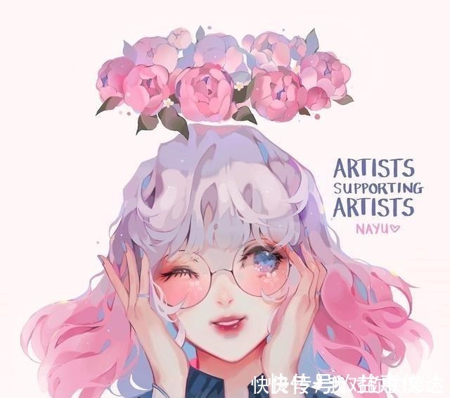 梦幻|插画师笔下的甜美少女系,斑斓的配色,让人一眼看去就着迷不已