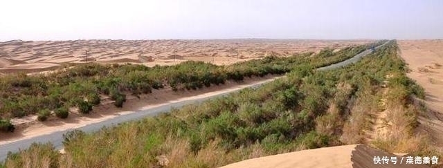老年|中国沙漠里的一条公路,每四公里有一口水井