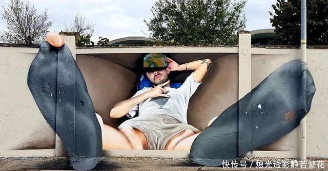 街头艺术|一组3D街头艺术照有多少司机看到要踩刹车,比红绿灯还管用