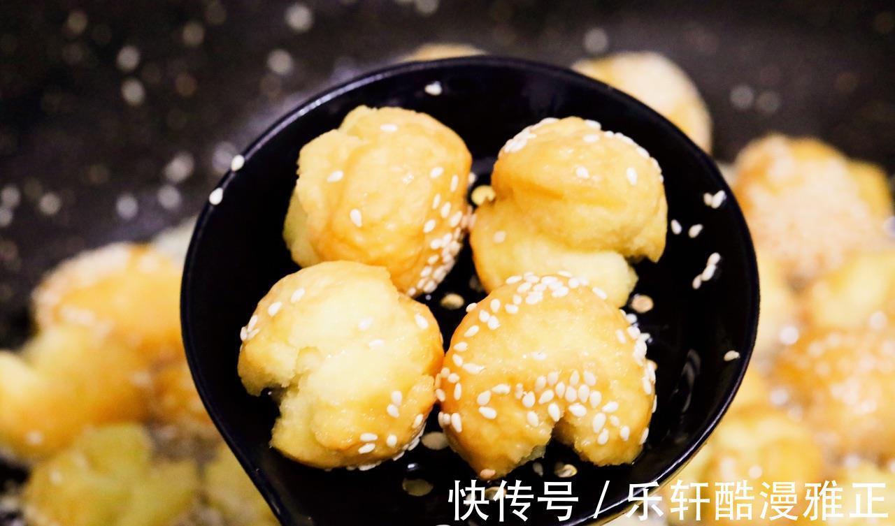 面团子|好吃可口的北京小吃开口笑，制作简单，营养健康