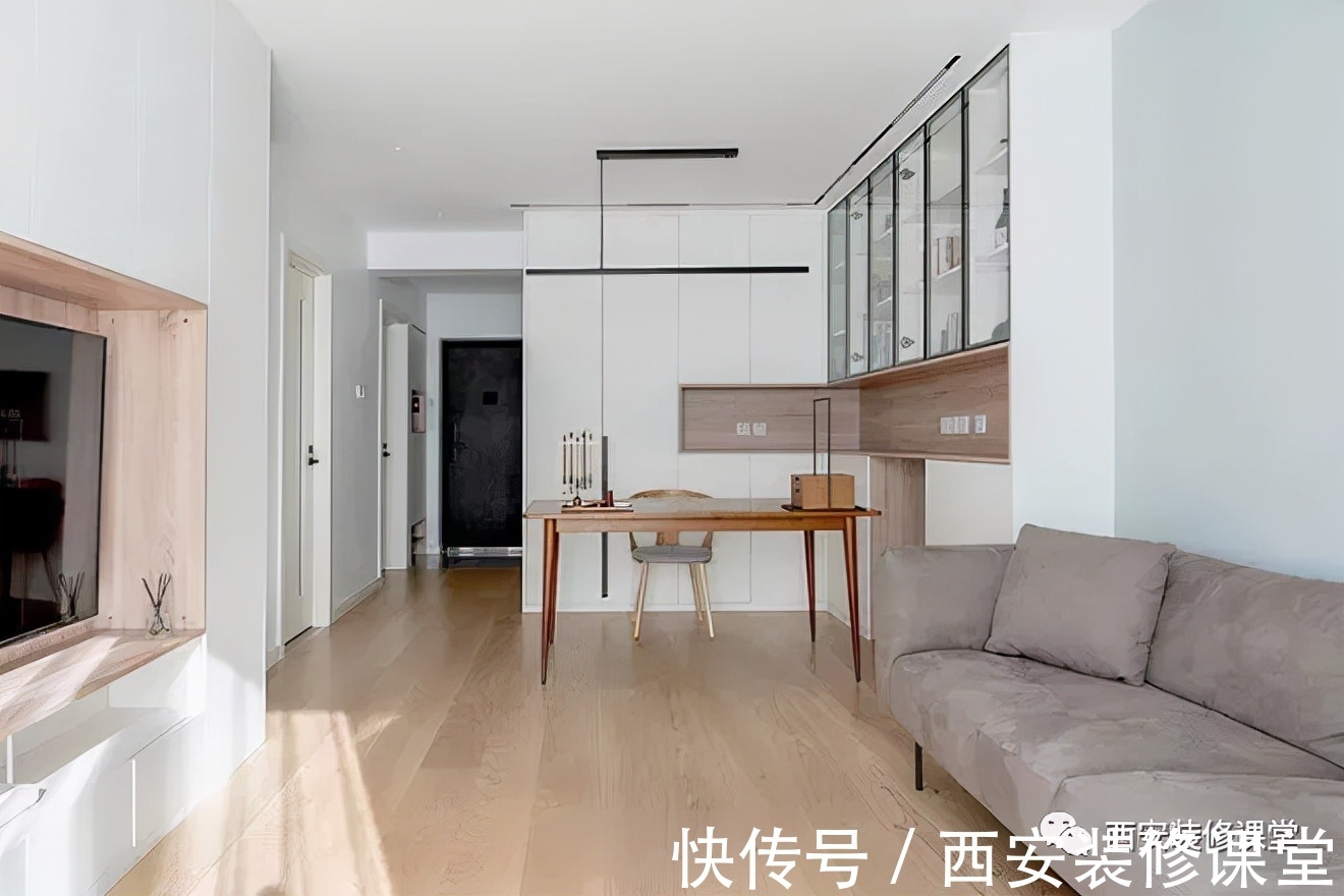 收纳|65㎡一室阳光户型，一人坐拥大客厅