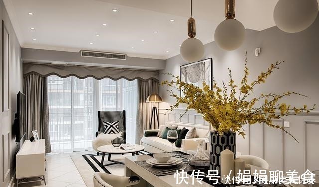 小公主|谭书娅作品106㎡一家三口，现代美式风打造的幸福之家！