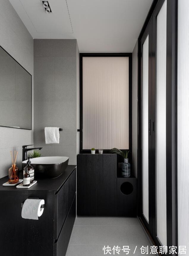 时尚|要是你也一人独居,就装经典黑白灰风,59㎡很时尚一人一屋很潇洒