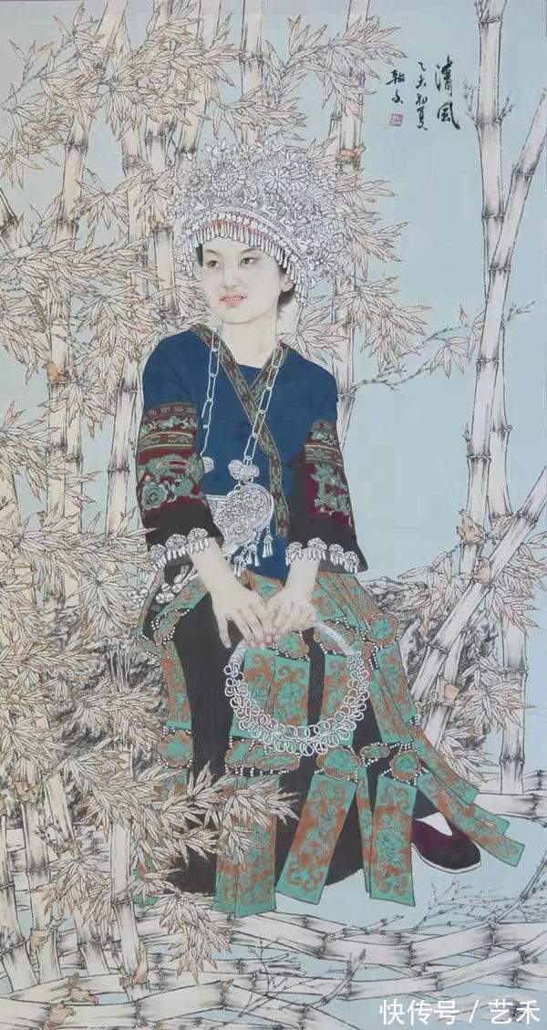 叶浅予#胡瀚文︱冰雪之约 ——庆祝北京冬奥会中国画三十家学术邀请展