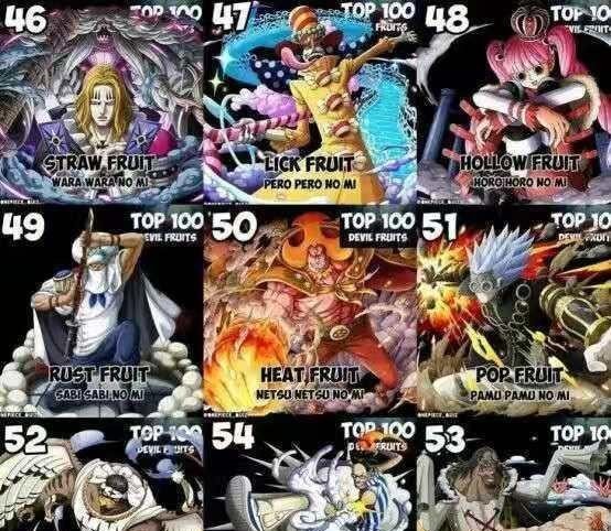 排名|海贼王:外国海迷给100颗恶魔果实排名,怀疑是假粉,实在太乱来