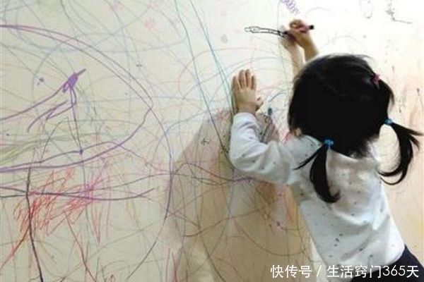 水彩笔|小孩总是在墙上乱涂乱画,教你不用一滴水,就能轻松去除各种笔迹