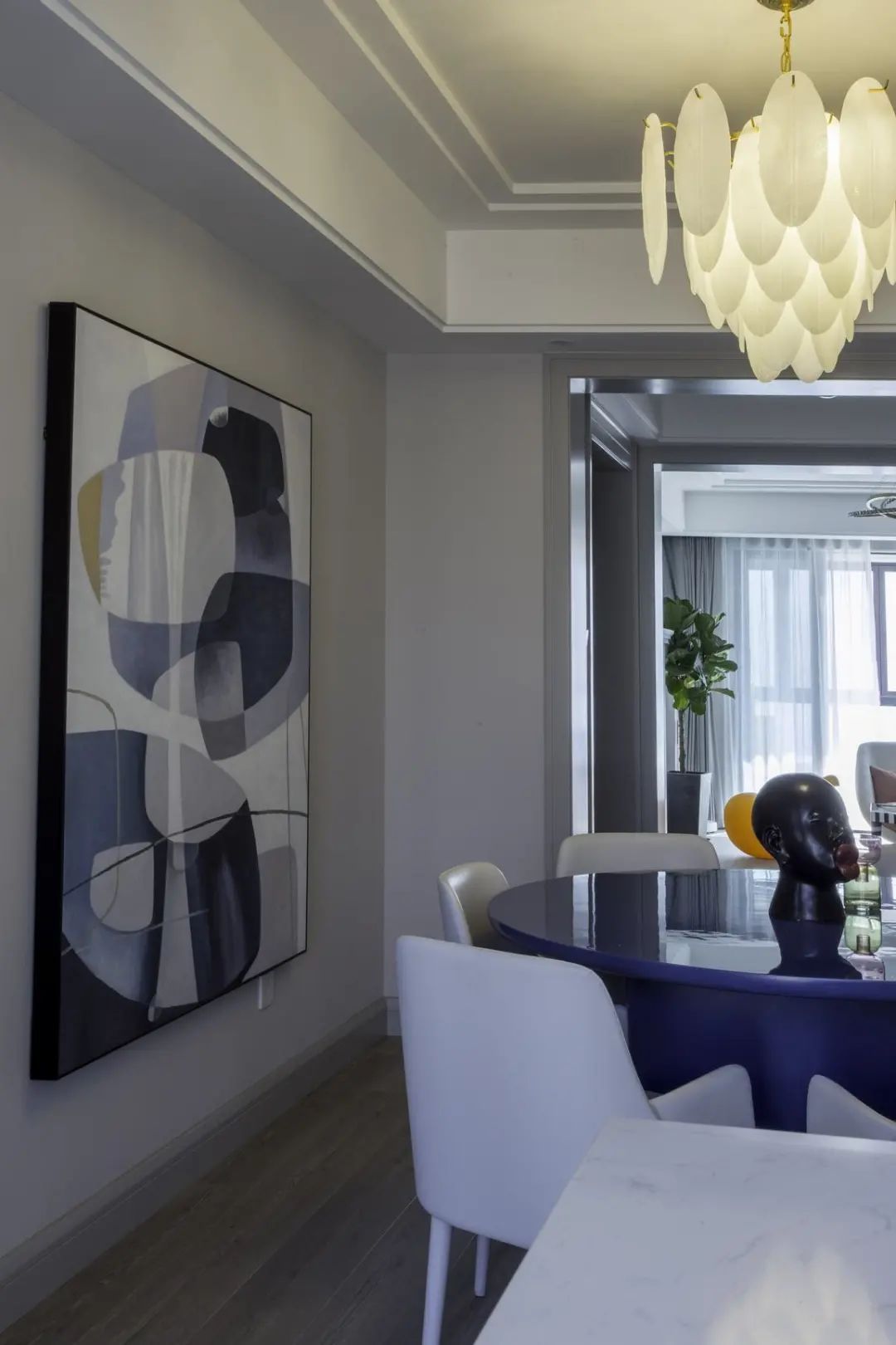 舒适|180㎡浪漫小窝，蓝与粉、灰与白，优雅情趣，轻松舒适