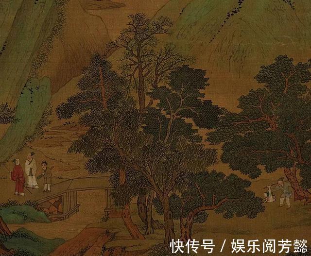 青山綠水卷|宋 劉松年款:青山綠水卷