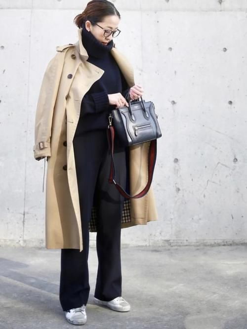 大衣这么穿，化复杂为简单，简约舒适又清爽利落！