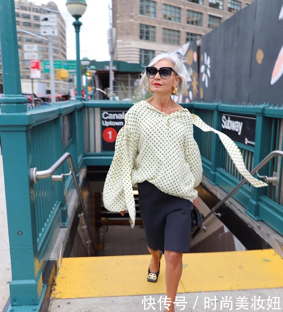 老奶奶|谁说年过半百不能时髦洋气,时尚奶奶告诉你,穿衣无关年龄