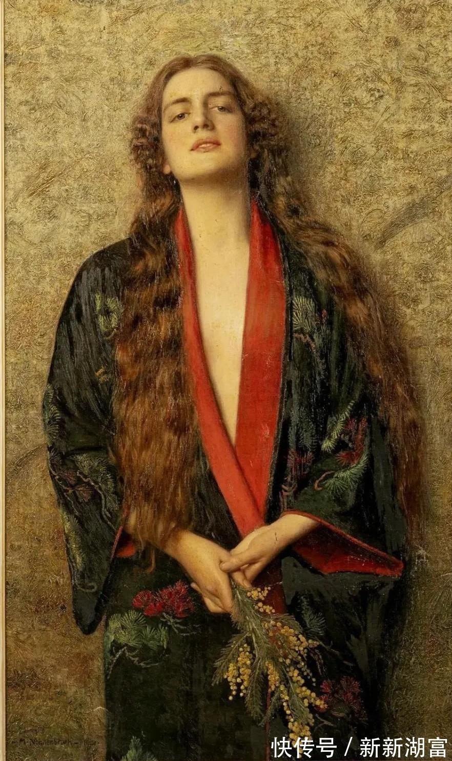 象征主义$马克斯·农嫩布鲁赫 的艺术作品,怎一个美字了得