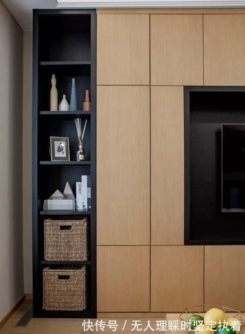 打通|老公坚持打通厨房加传菜口，实用极了，电视墙设计更机智，晒晒