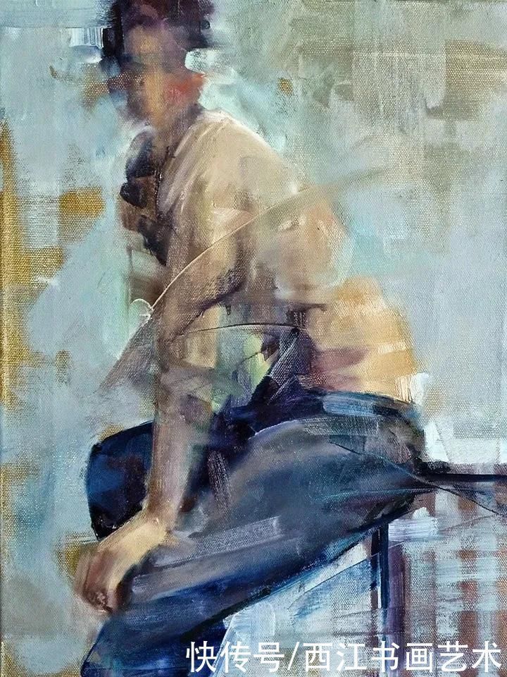 范妮|敏感，感性与永恒：法国女画家莫罗的抽象人物