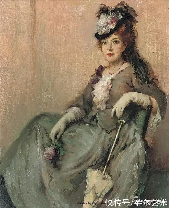 弗尔南·图森特$和谐色调,高雅绝伦~法国画家弗尔南·图森特女性人物油画赏析