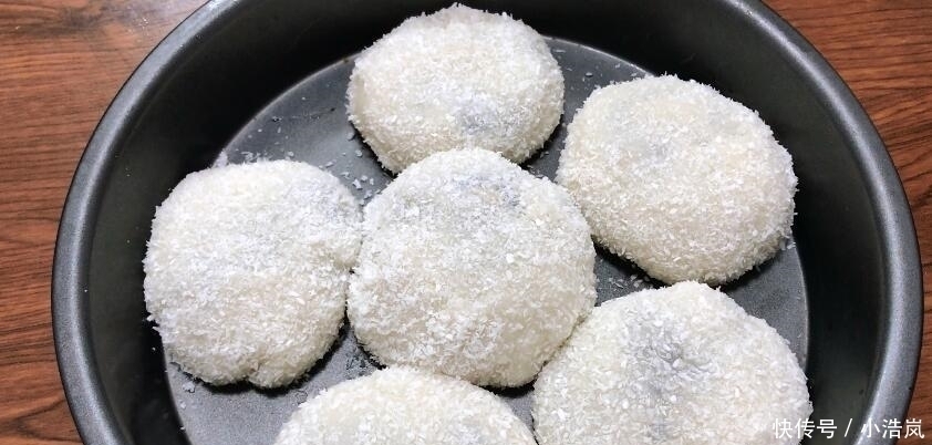 糯米粉别用油炸了,筷子搅一搅,不加一滴水,吃着不腻特别香