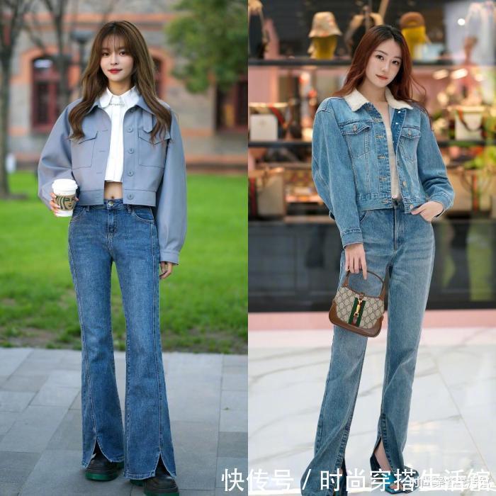 开叉 收起你的小黑裤吧!今年流行的是“开叉裤”,搭风衣、西装都好看