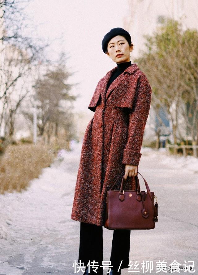 “大衣+微喇裤”也太好穿了!特别是小个子女生,上身增高又显瘦