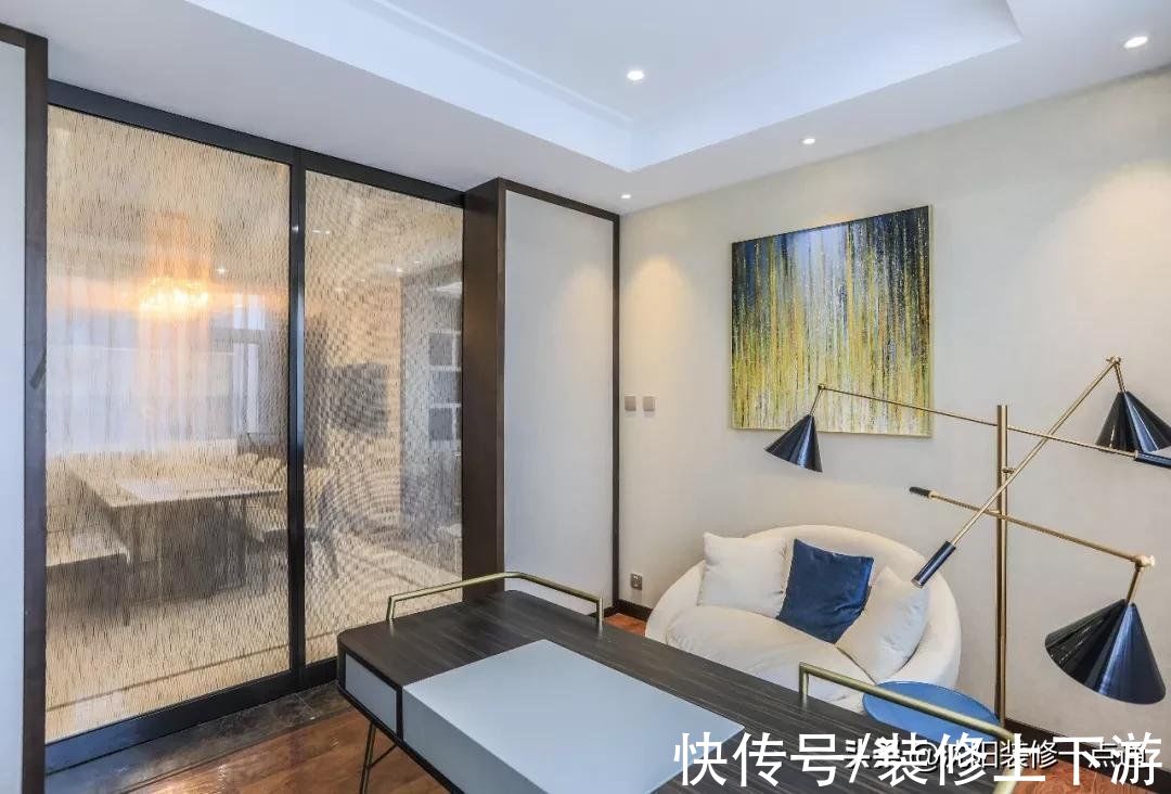 理石|227平现代轻奢装修实景图